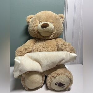 Baby Gund Peek A Boo Bear Plush Stuffed Animal Toy Figure Doll Talking Works 11”
